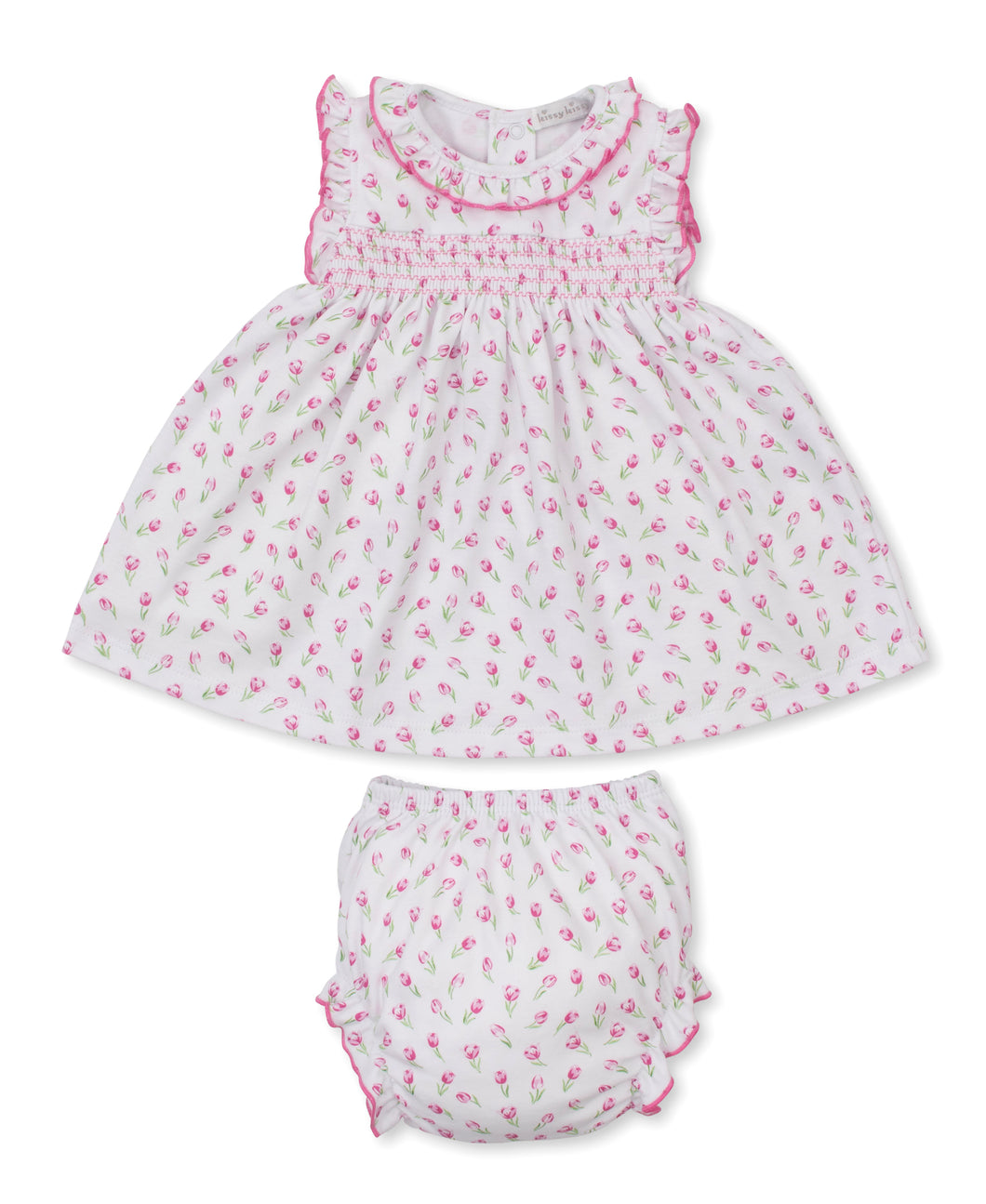 Tulip Blossoms Dress Set PRT Smk - Multi