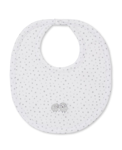 Baa Baa Baby Sheep Bib Comp - Silver