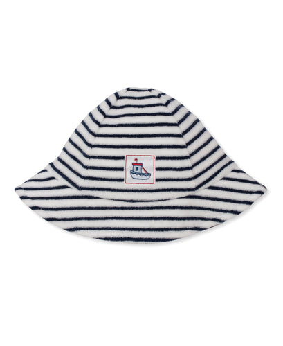 Seas the Day Terry Sunhat STR - Navy