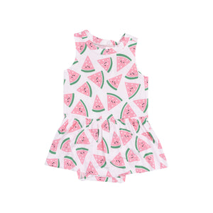Watermelon Hearts Bodysuit W/ Skirt