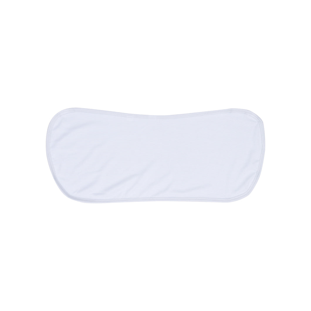 Stripe Classic Blue 2 Ply Burp Cloth W/ Binding