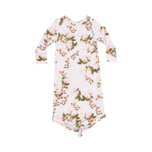 Floating Magnolia  Knotted Gown
