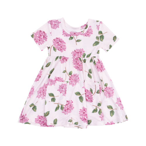 Hydrangeas S/S Twirly Dress