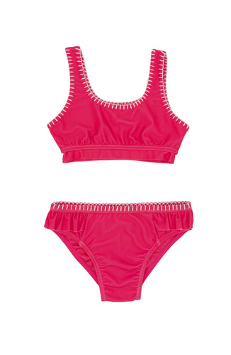 4 the Frill of it Bikini - Hot Coral