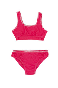 4 the Frill of it Bikini - Hot Coral