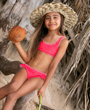 Load image into Gallery viewer, 4 the Frill of it Bikini - Hot Coral