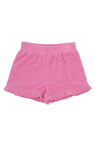 Spring Break Terry Short - Pink Carnation