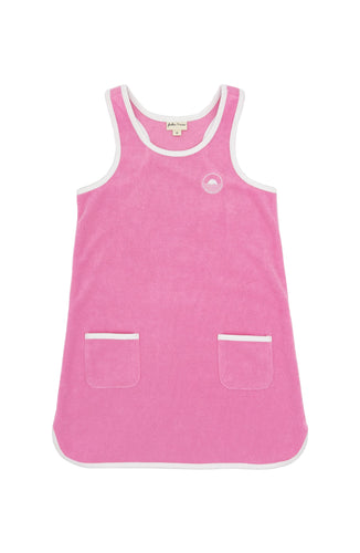 Clear Skies Ringer Tank Dress - Pink Carnation