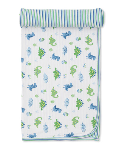 Dino District Reversible Blanket - Multi
