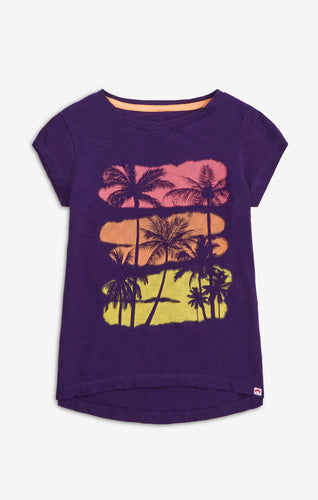 Circle Tee - Dark Violet