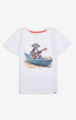 Graphic Short Sleeve Tee - White