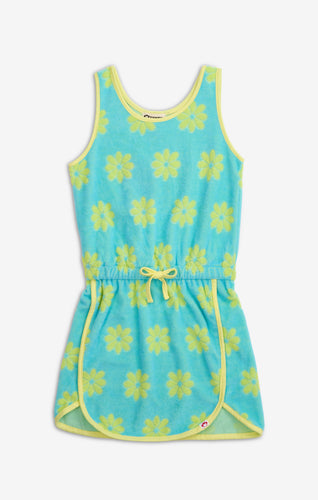 Mia Dress - Blue Daisies