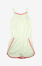 Load image into Gallery viewer, Novia Romper - Light Green Stripe