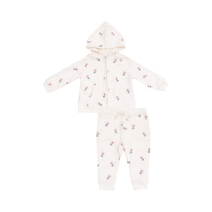 Danish Daisy French Terry Hoodie And Jogger