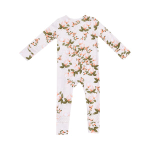 Floating Magnolia 2 Way Zipper Romper