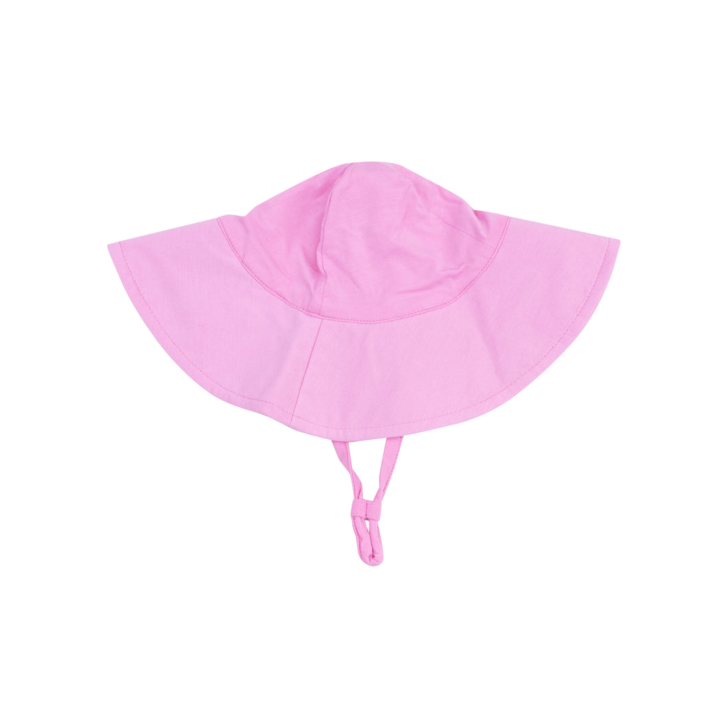 Solid Fuchsia Pink Wide Brim Sunhat