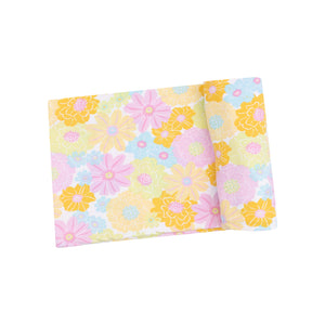 Sunny Dahlias Swaddle Blanket