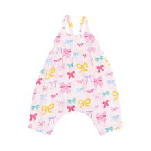 Load image into Gallery viewer, Colorful Bows Tie Back Romper