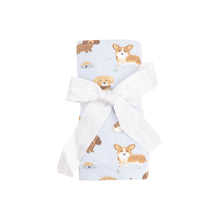 Load image into Gallery viewer, Best Friend Dogs - Blue Swaddle Blanket