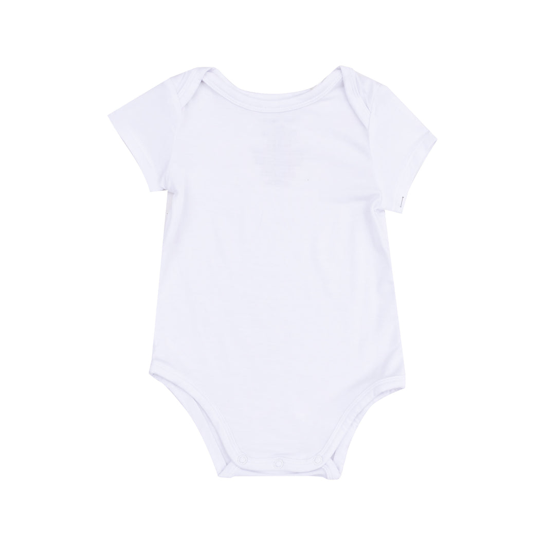 Solid White S/S Bodysuit