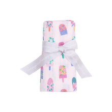 Load image into Gallery viewer, Floral Popsicles Swaddle Blanket