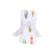 Load image into Gallery viewer, Vintage Surfboards Swaddle Blanket