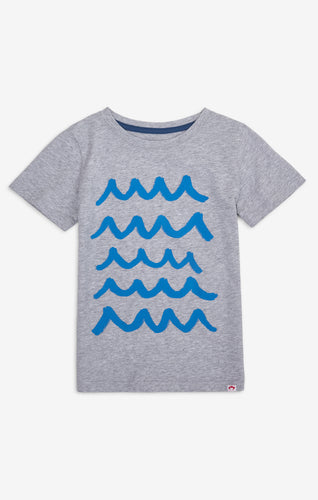 Graphic Short Sleeve Tee - Heather Mist