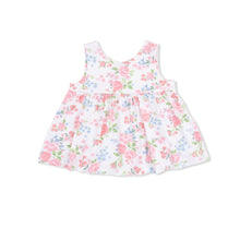 Load image into Gallery viewer, Cute Little Roses - Infant Dress with Bow and Bloomer