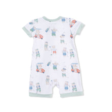 Load image into Gallery viewer, Golfing Teddy Bears - Shortie 2 Way Zipper Romper