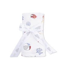 Load image into Gallery viewer, Sunny Sandcastles - Swaddle Blanket