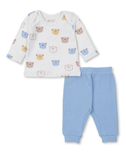 Load image into Gallery viewer, Bear Talk Pant Set Mix - Multi Blue