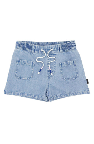Costa Denim Short - Light Indigo