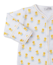 Load image into Gallery viewer, Dotty Ducks Footie PRT - Yellow