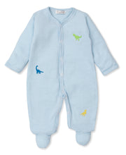 Load image into Gallery viewer, Dinosaurs Galore Footie STR - Light Blue