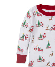 Load image into Gallery viewer, Santa's Sleigh Pajama Set Snug PRT - Multi