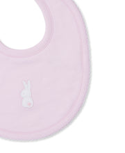 Load image into Gallery viewer, Pique Cuddle Bunnies Bib - Pink