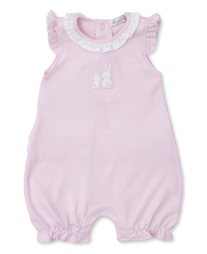 Pique Cuddle Bunnies Short Playsuit - Pink