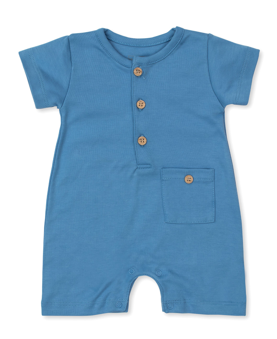 Star Zone Short Playsuit - Blue