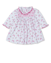 Load image into Gallery viewer, Blooming Bows Dress Set PRT Smk - Pink