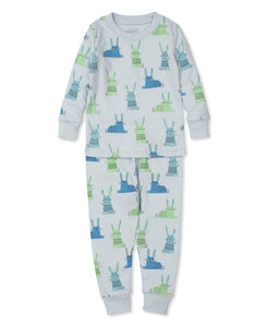 Honey Bunny Pajama Set Snug PRT - Multi Blue