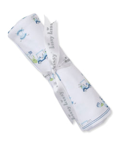 Kissy Golf Club Blanket PRT - Multi Blue