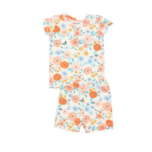 Flower Cart Short Lounge Wear Set
