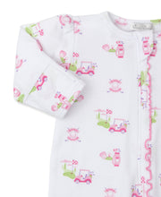 Load image into Gallery viewer, Golf Club Footie w/ Zip PRT - Multi Pink