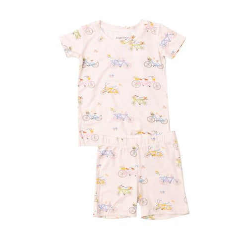 Bikes Pink Short Lounge Wear Set