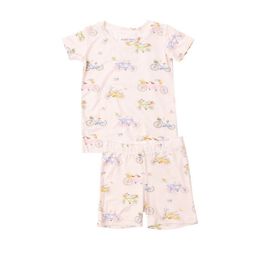 Bikes Pink Short Lounge Wear Set