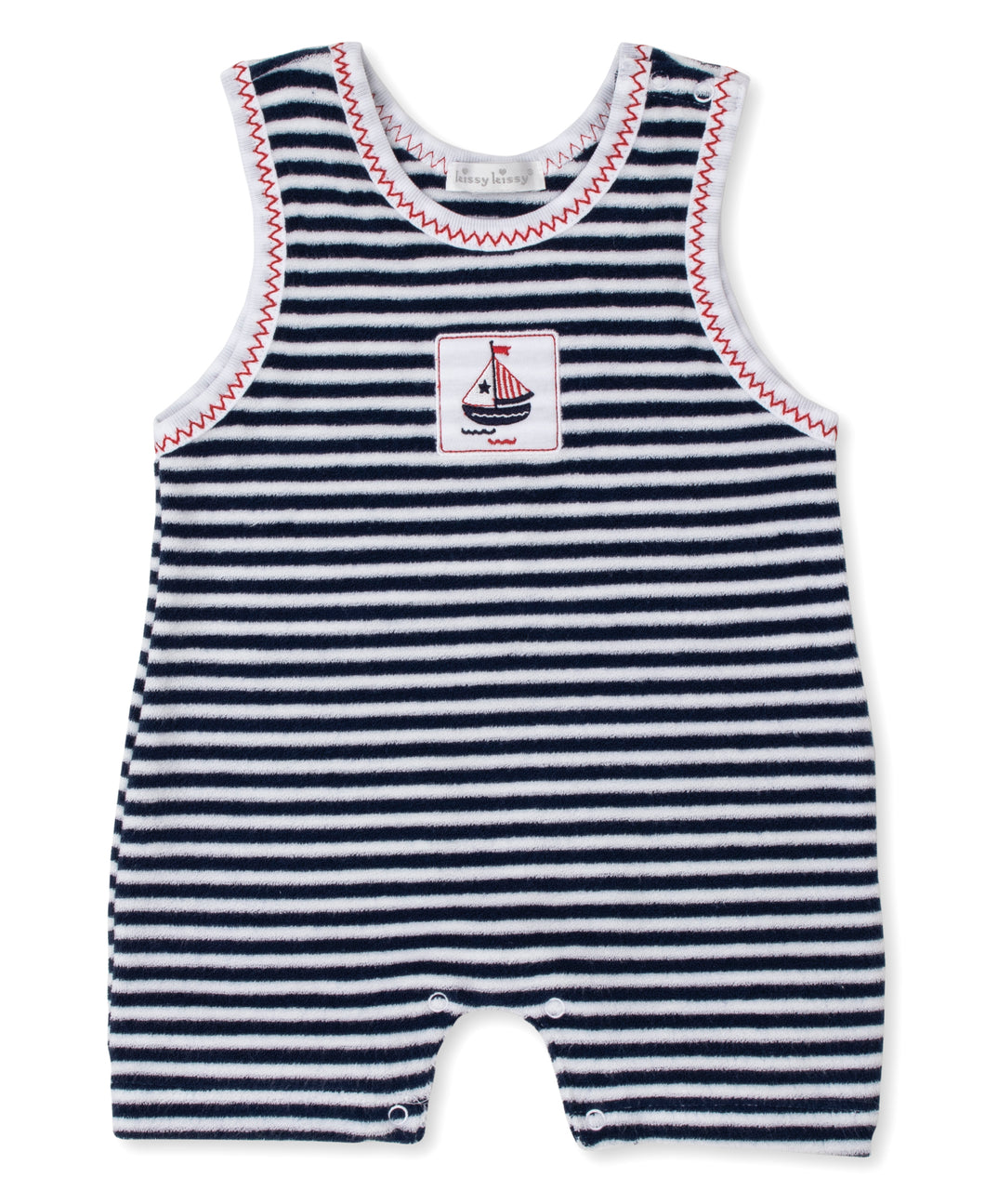 Summer Regatta Terry Slvless Play STR - Navy