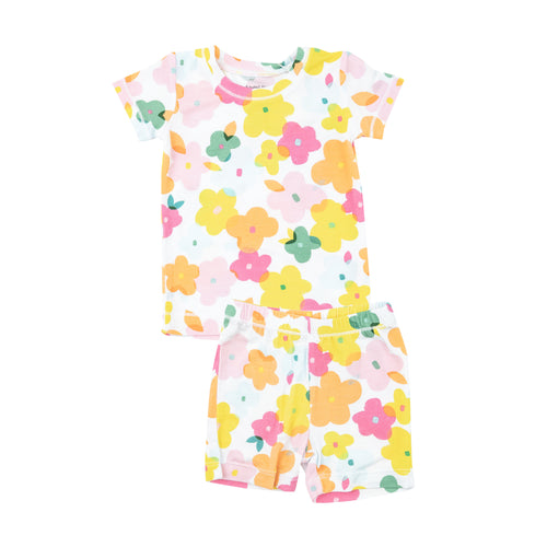 Paper Floral Short Lounge Wear Set