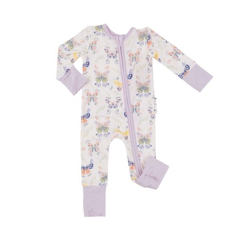Botany Butterflies 2 Way Zipper Romper