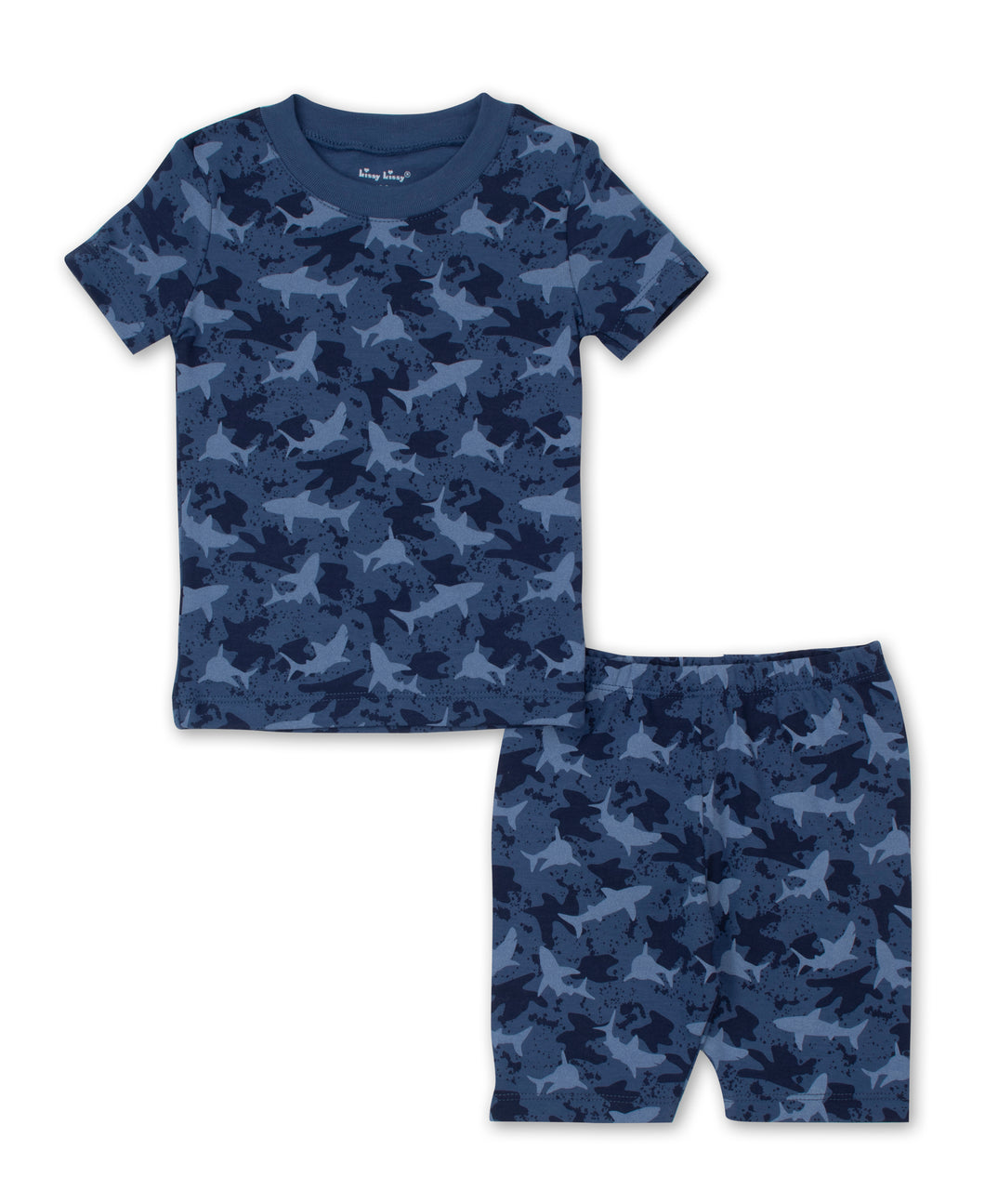 PJs Shark Shivers Short PJ Set Snug PRT - Blue