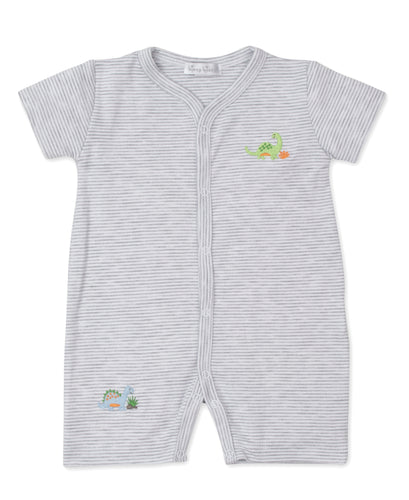Dino Frontier Short Playsuit STR - Grey